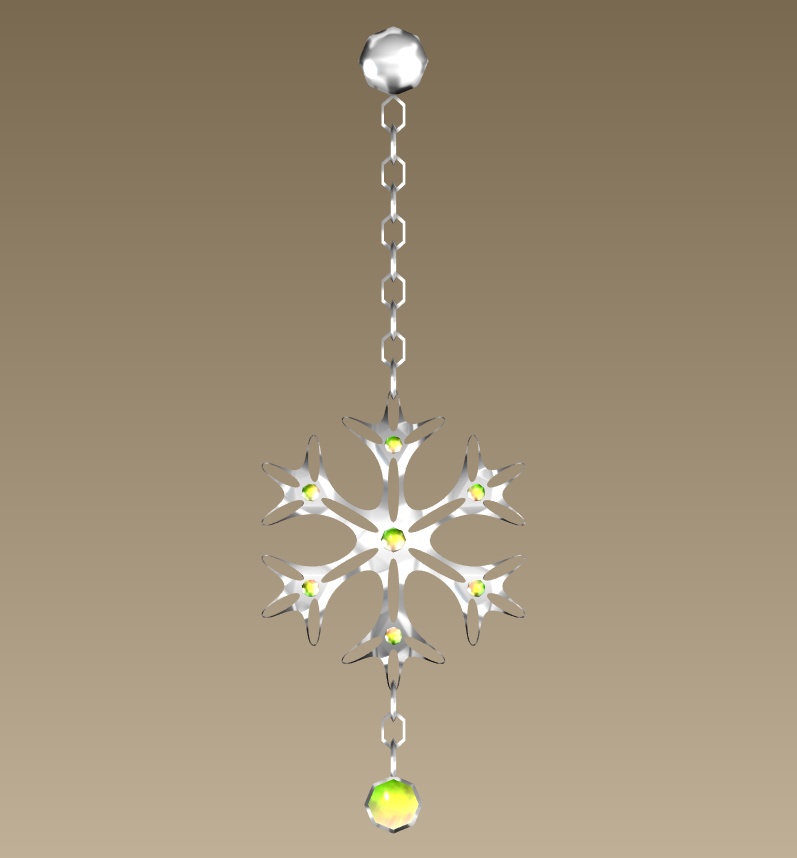 #034-雪飾り【fbx,obj】