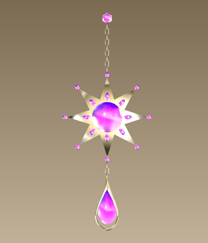 #040-太陽飾り【fbx,obj】