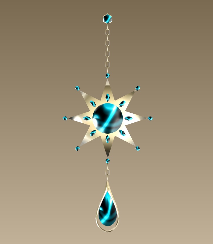 #040-太陽飾り【fbx,obj】