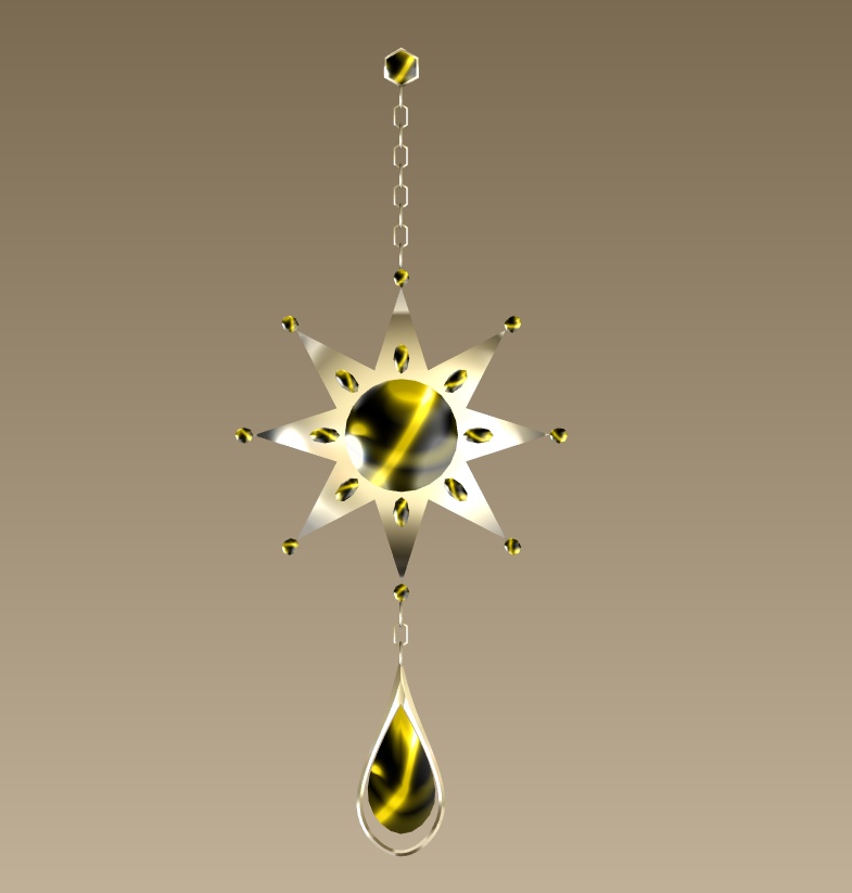 #040-太陽飾り【fbx,obj】