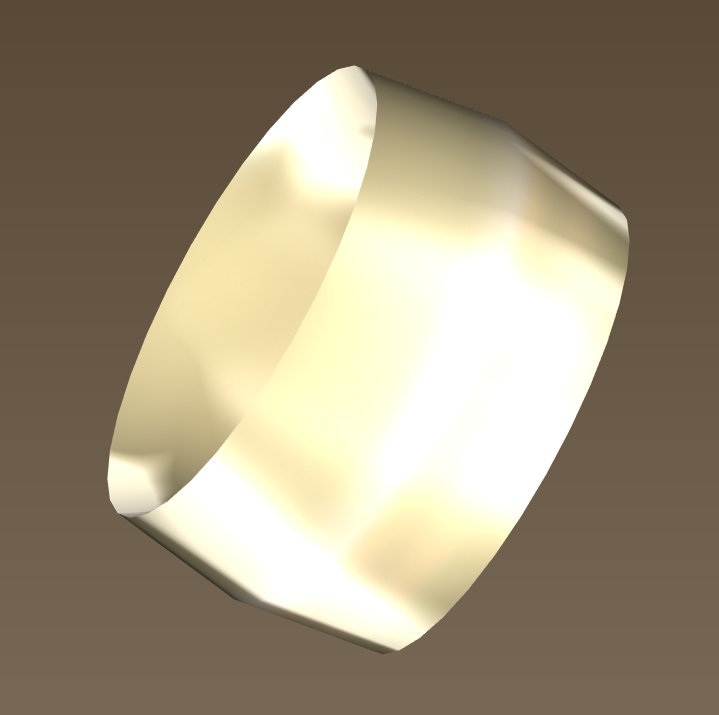 #044-シンプル太腕飾り【fbx,obj】