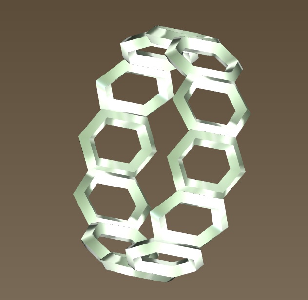 #046-ゴツ腕飾り【fbx,obj】