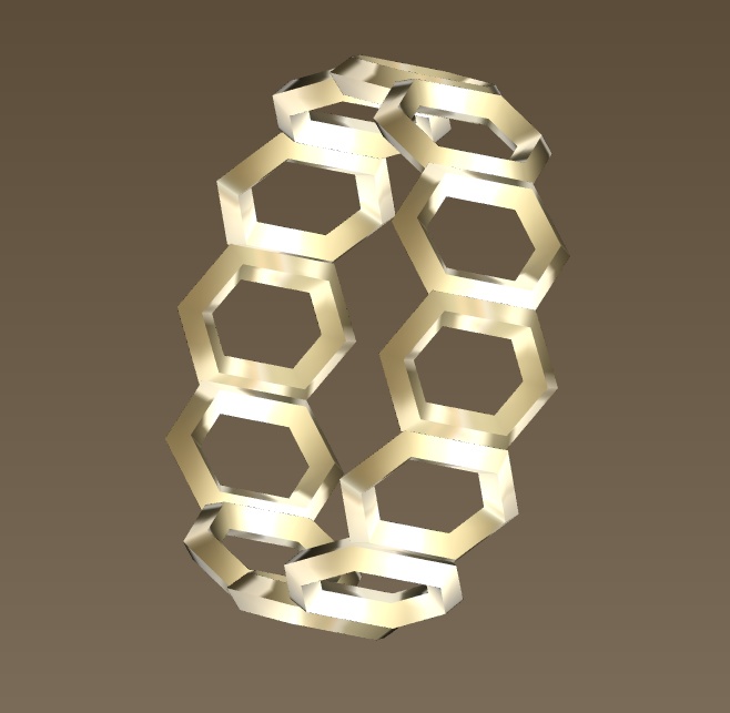 #046-ゴツ腕飾り【fbx,obj】