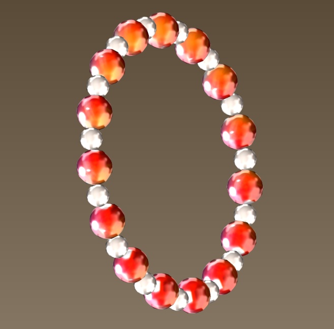 #047-数珠腕飾り【fbx,obj】