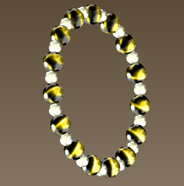 #047-数珠腕飾り【fbx,obj】