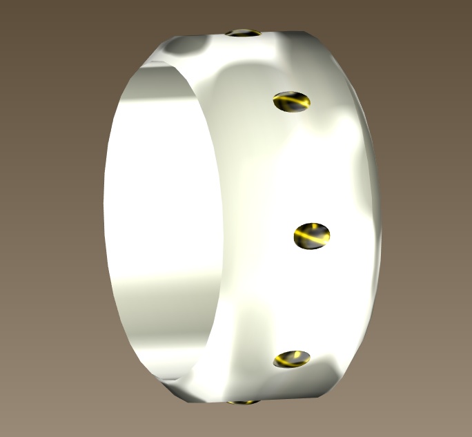 #048-宝石太腕飾り【fbx,obj】