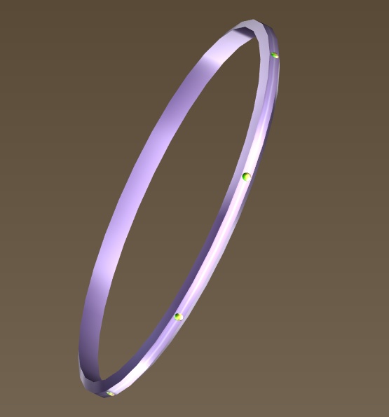 #049-宝石細腕飾り【fbx,obj】