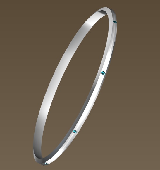 #049-宝石細腕飾り【fbx,obj】