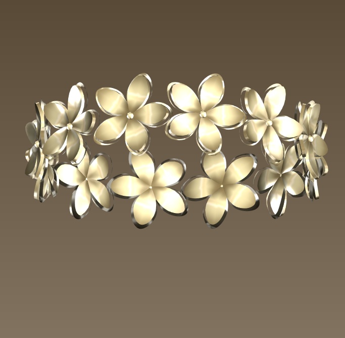 #050-花腕飾り【fbx,obj】