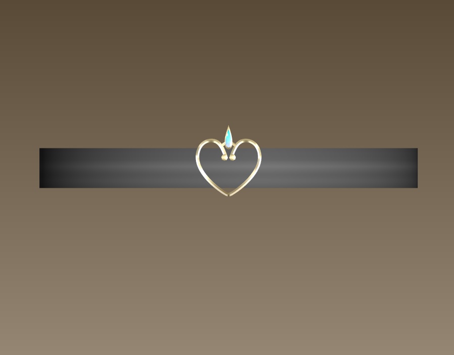 #051-ハート首飾り【fbx,obj】