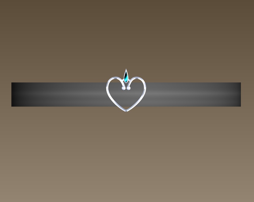 #051-ハート首飾り【fbx,obj】