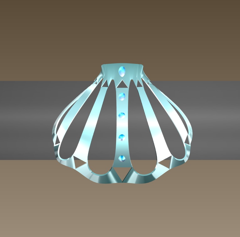 #053-貝首飾り【fbx,obj】