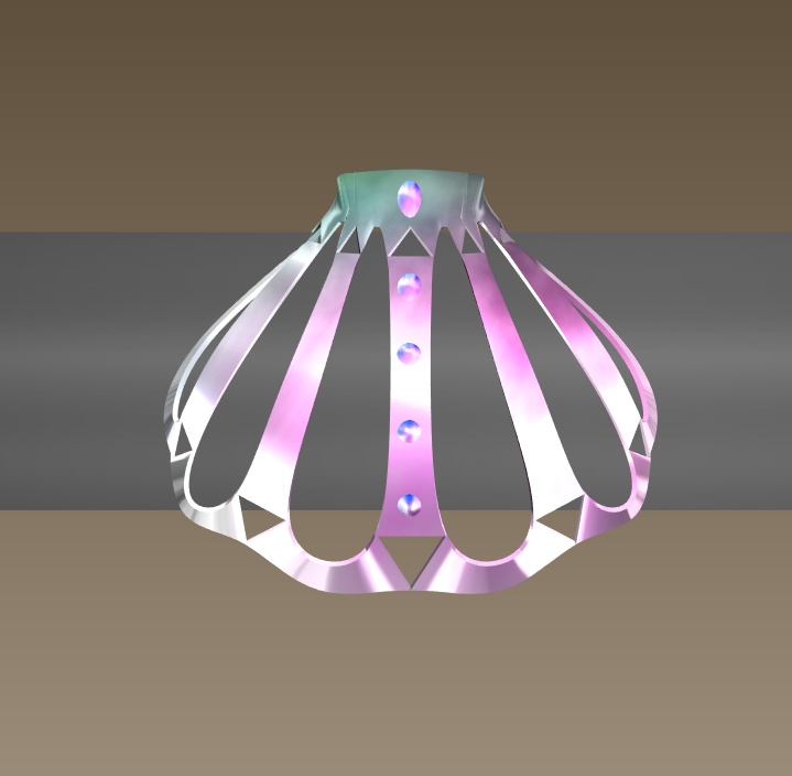 #053-貝首飾り【fbx,obj】