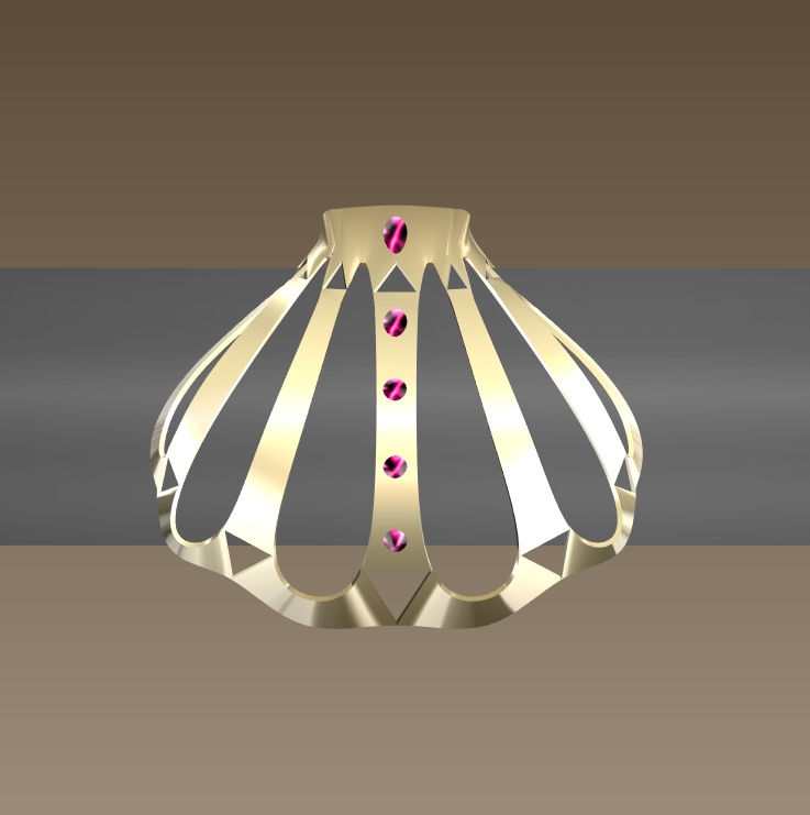 #053-貝首飾り【fbx,obj】