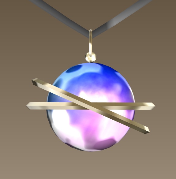 #055-プラネット首飾り【fbx,obj】