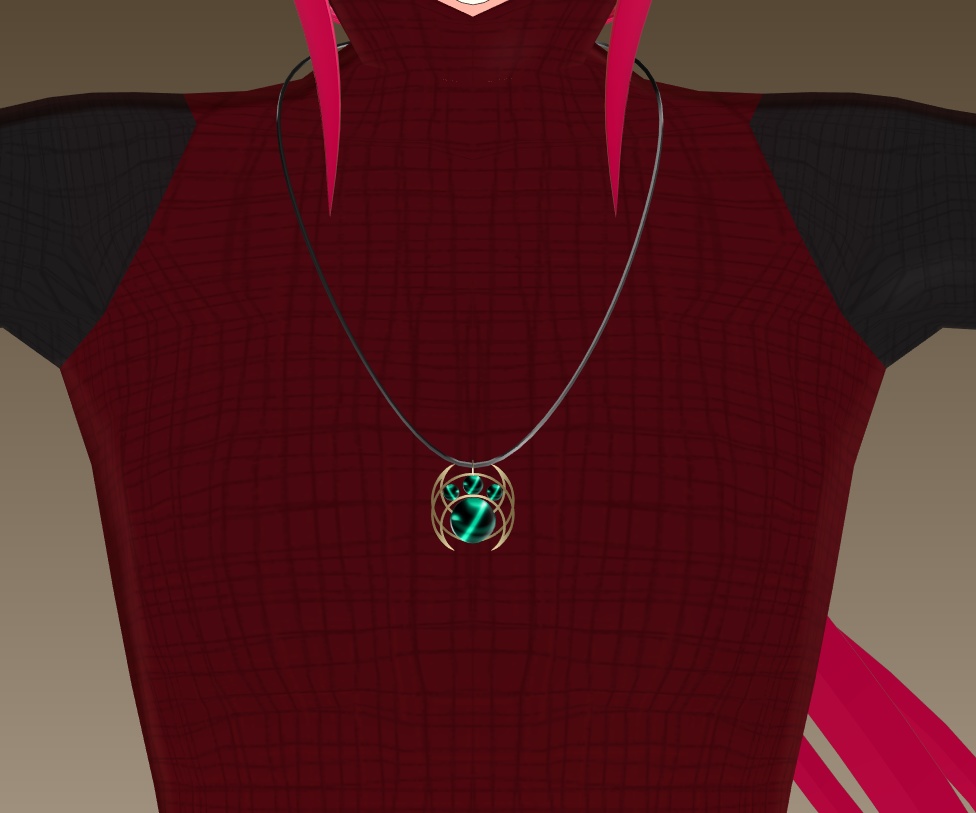 #058-肉球首飾り【fbx,obj】