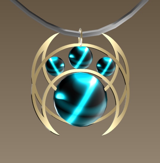 #058-肉球首飾り【fbx,obj】