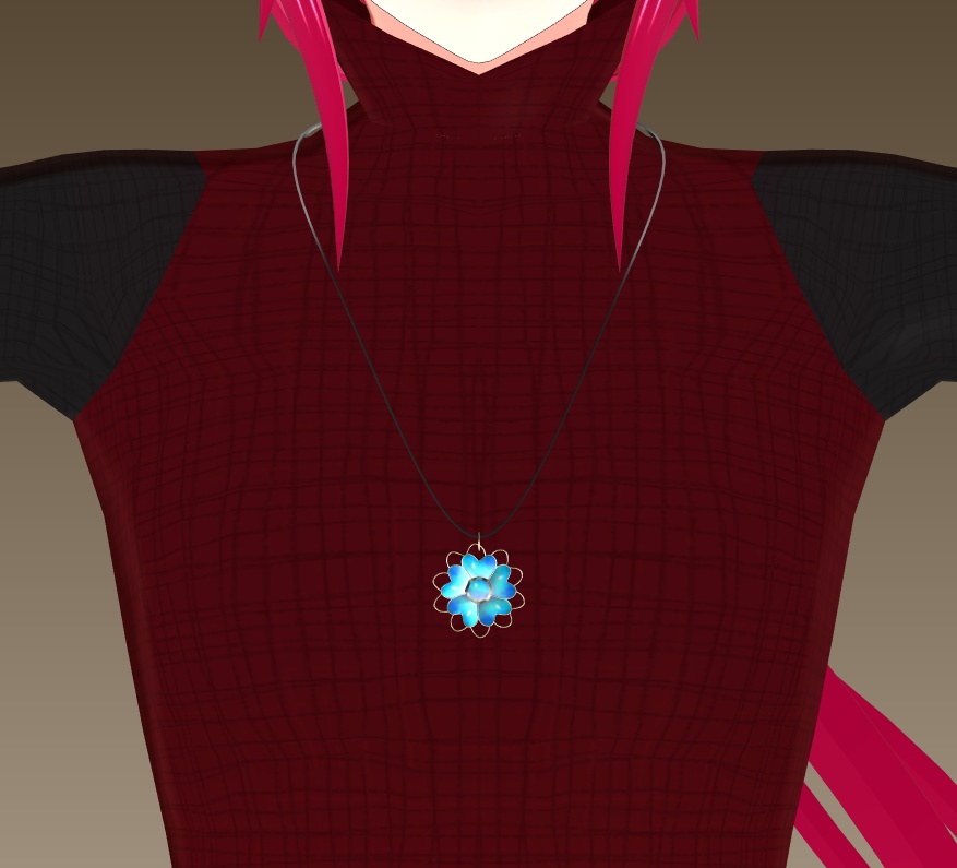 #060-花首飾り【fbx,obj】