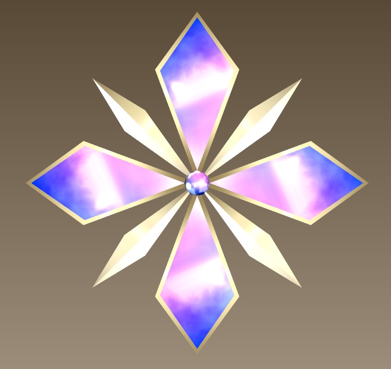 #061-花飾り【fbx,obj】