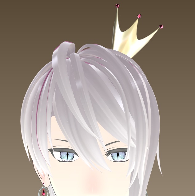 #064-シンプルクラウン飾り【fbx,obj】