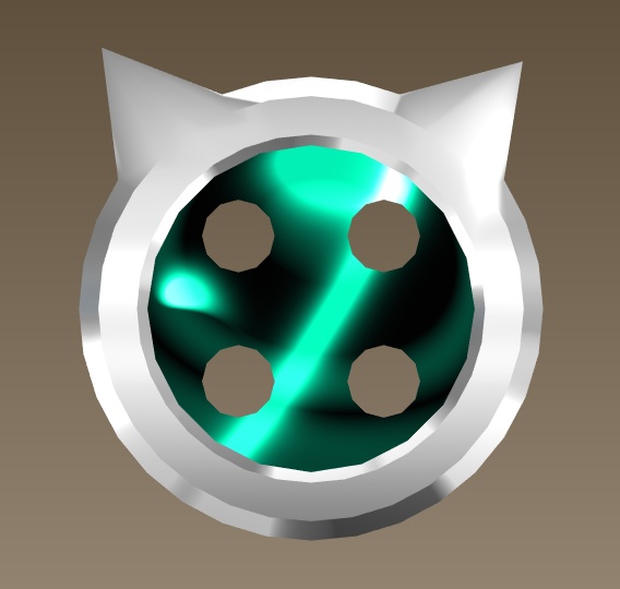 #066-猫ボタン飾り【fbx,obj】