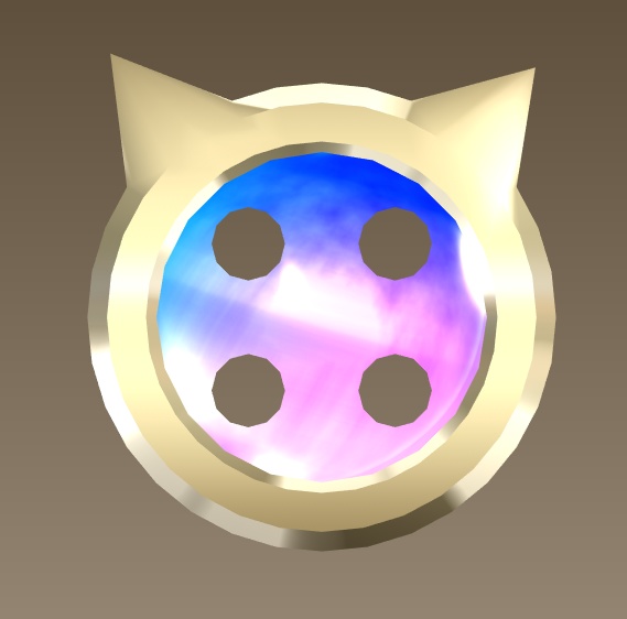 #066-猫ボタン飾り【fbx,obj】