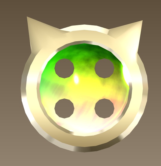 #066-猫ボタン飾り【fbx,obj】