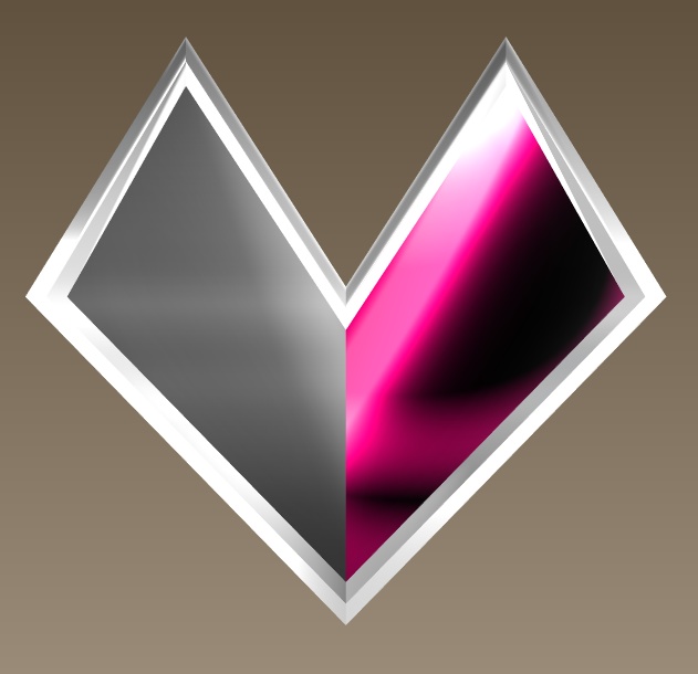 #069-ハート飾り【fbx,obj】