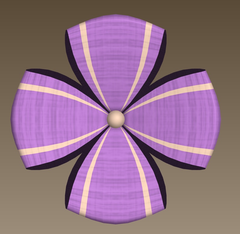 #071-シンプルリボン飾り【fbx,obj】