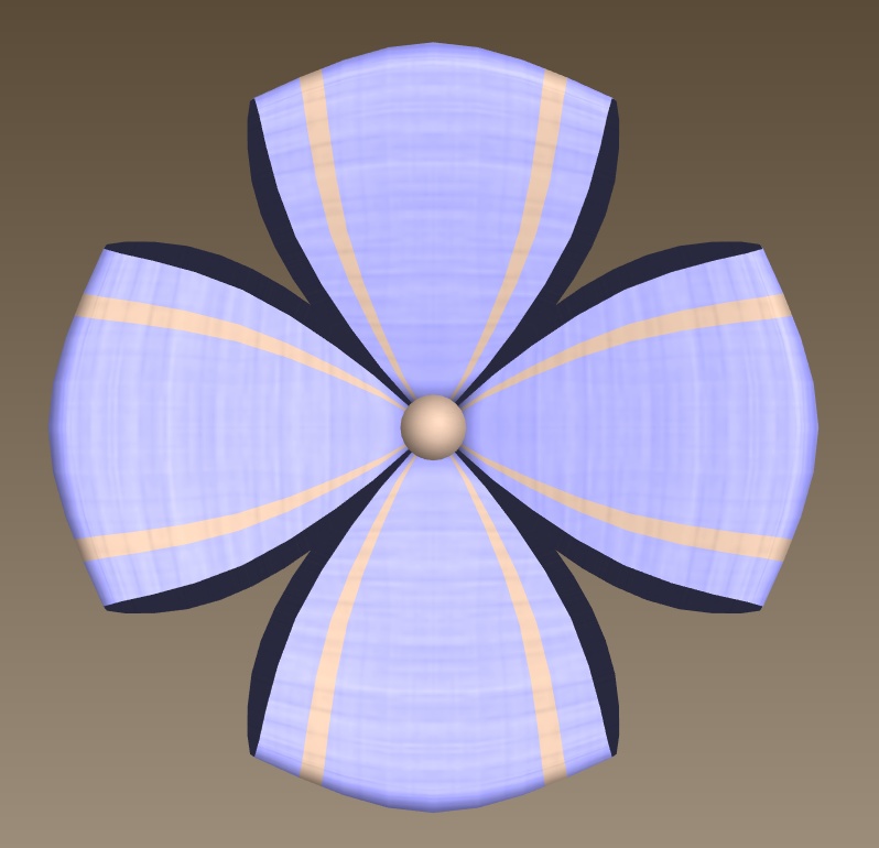 #071-シンプルリボン飾り【fbx,obj】