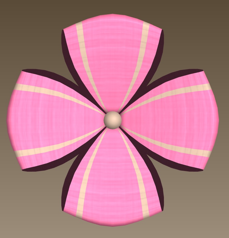 #071-シンプルリボン飾り【fbx,obj】