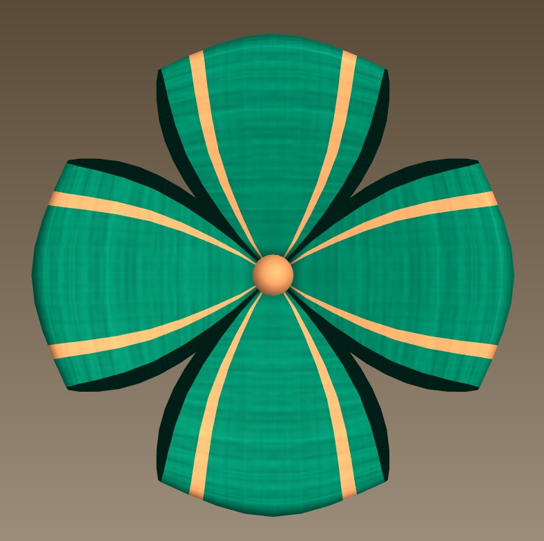 #071-シンプルリボン飾り【fbx,obj】