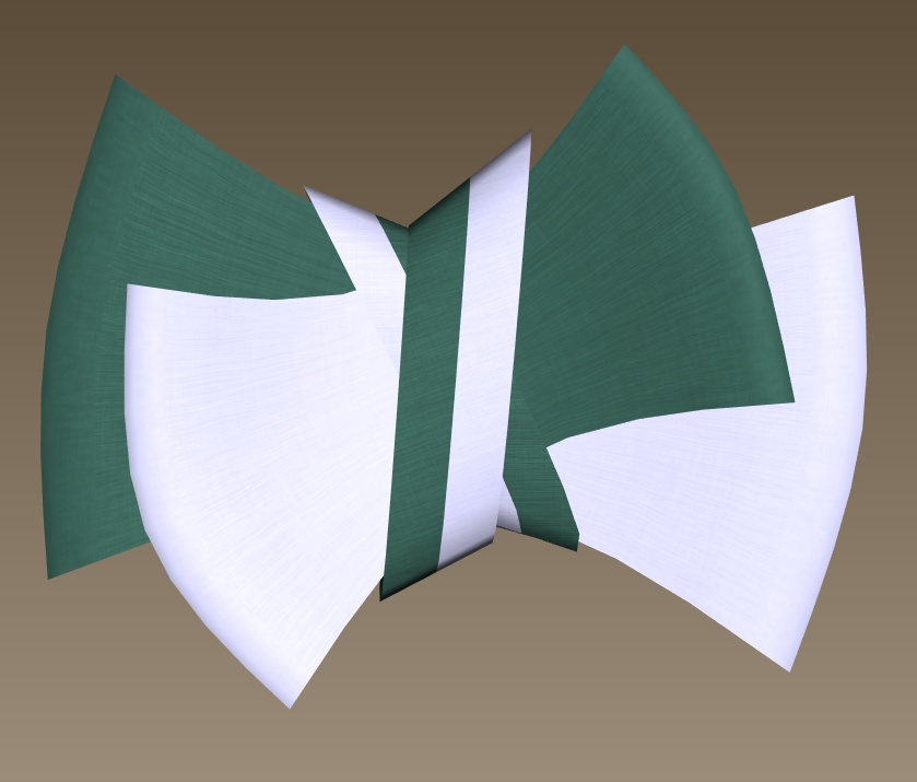 #078-シンプルリボン飾り【fbx,obj】