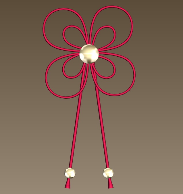 #079-花紐飾り【fbx,obj】