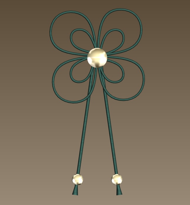 #079-花紐飾り【fbx,obj】