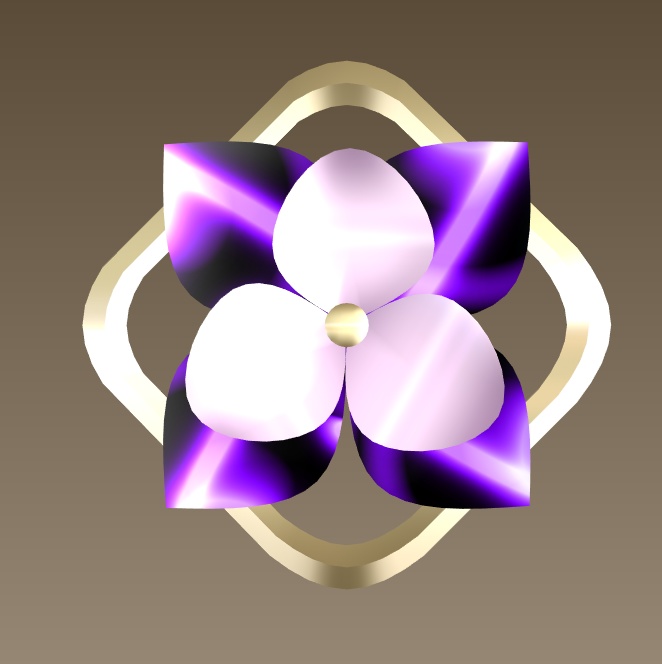 #081-花飾り【fbx,obj】