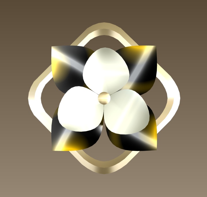 #081-花飾り【fbx,obj】