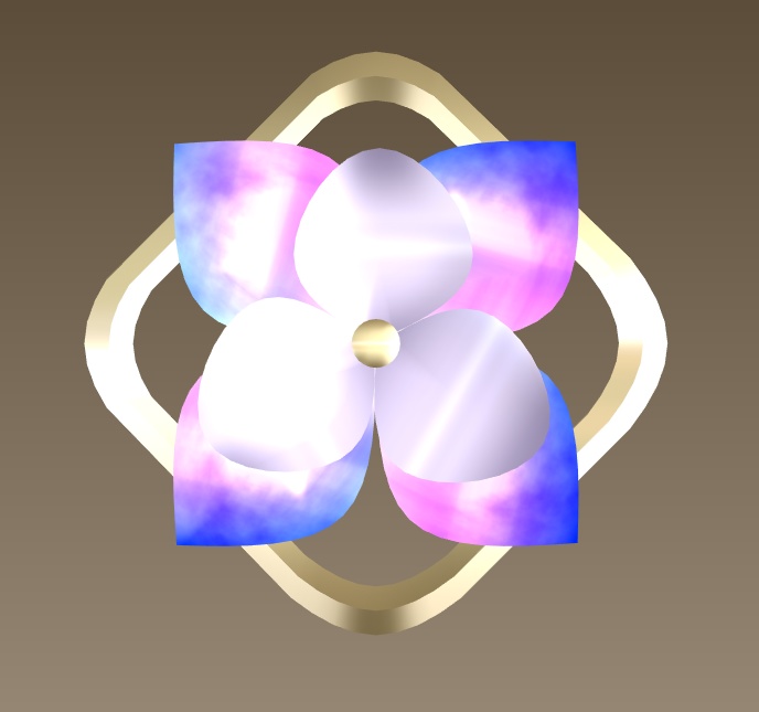 #081-花飾り【fbx,obj】