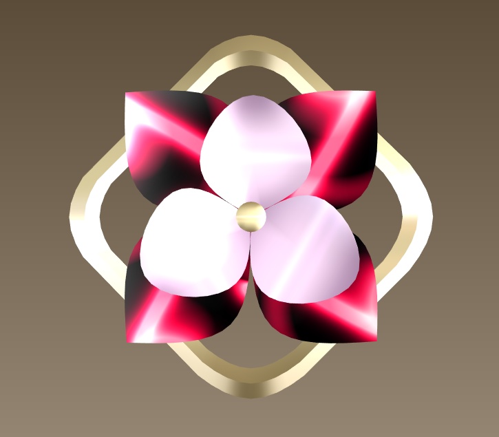 #081-花飾り【fbx,obj】