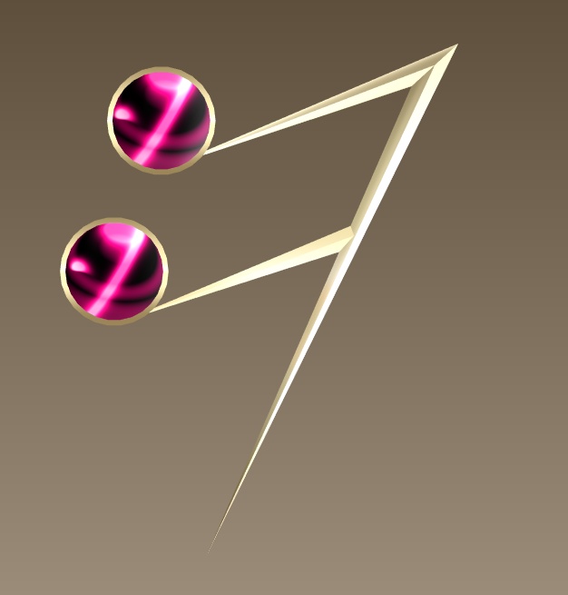 #090-休符飾り【fbx,obj】