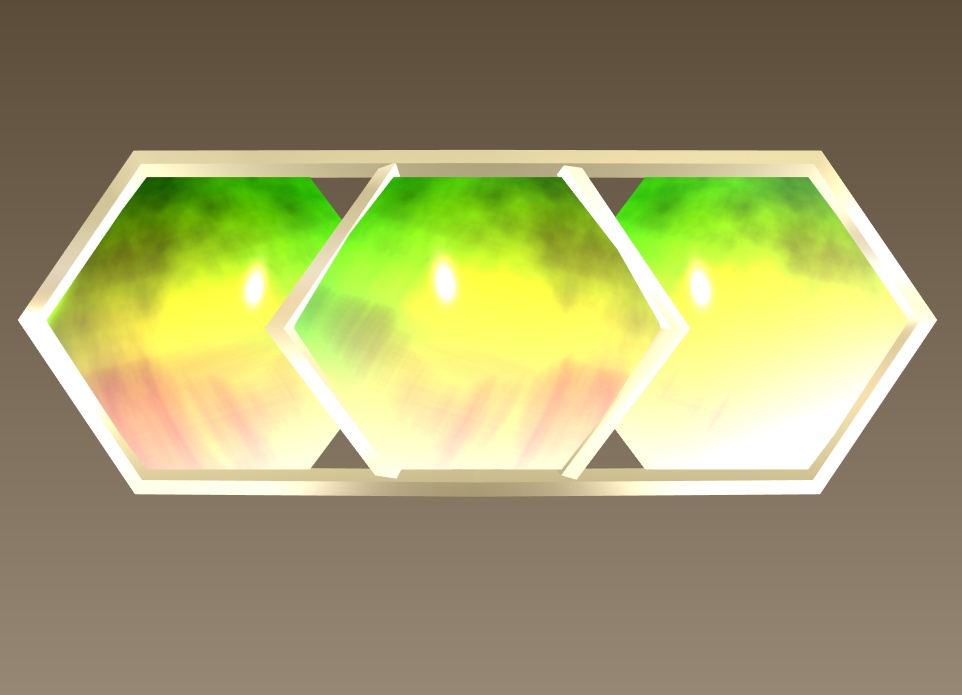 #092-六角バレッタ飾り【fbx,obj】