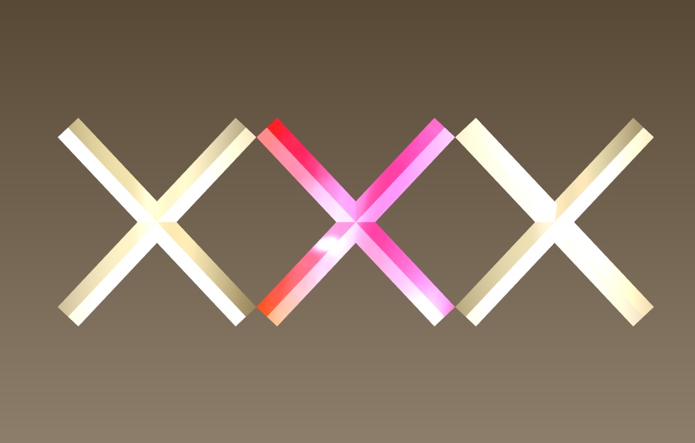 #096-ばってんバレッタ飾り【fbx,obj】