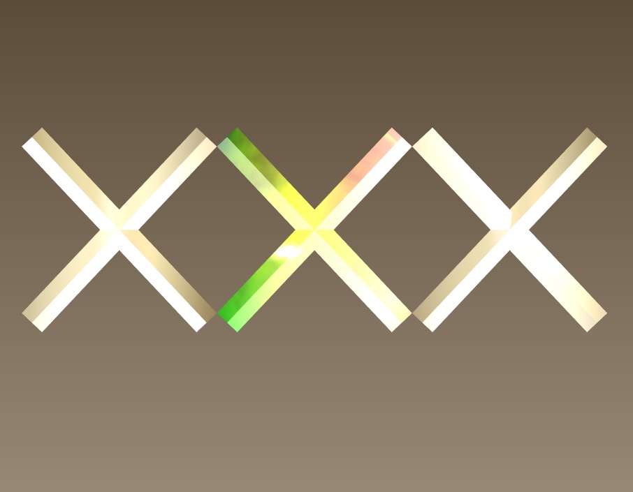 #096-ばってんバレッタ飾り【fbx,obj】