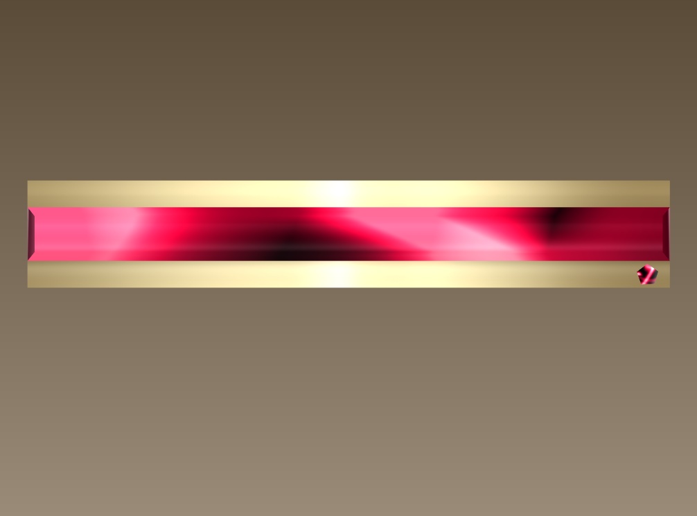 #097-シンプルバレッタ飾り【fbx,obj】