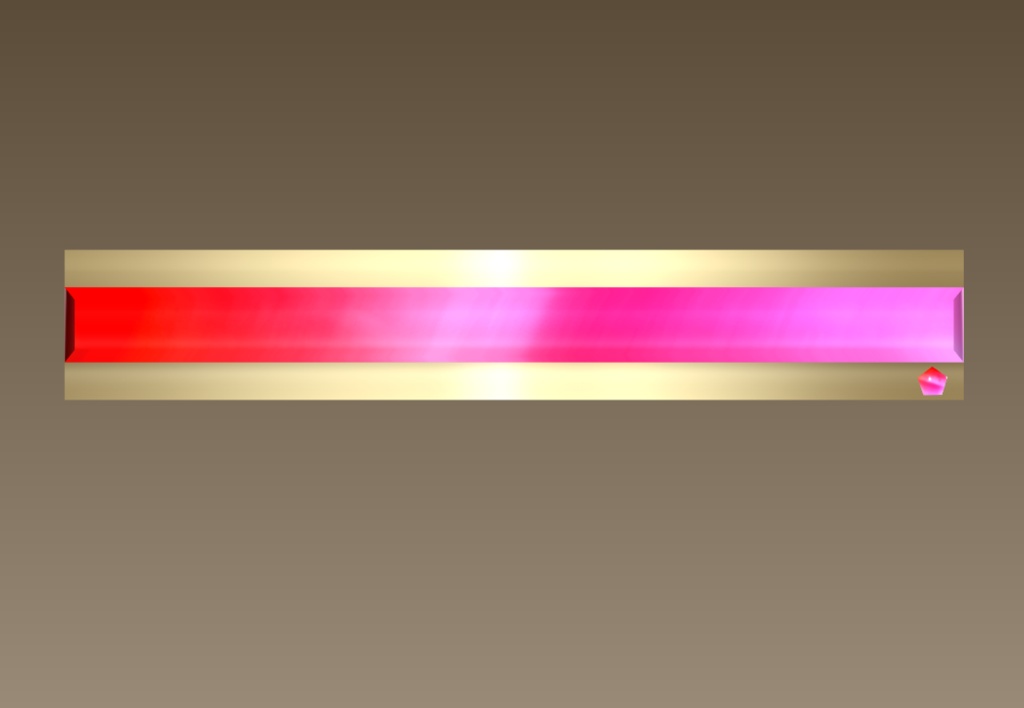 #097-シンプルバレッタ飾り【fbx,obj】