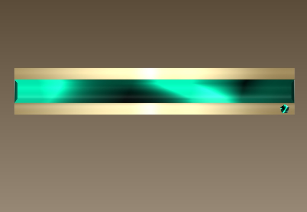 #097-シンプルバレッタ飾り【fbx,obj】