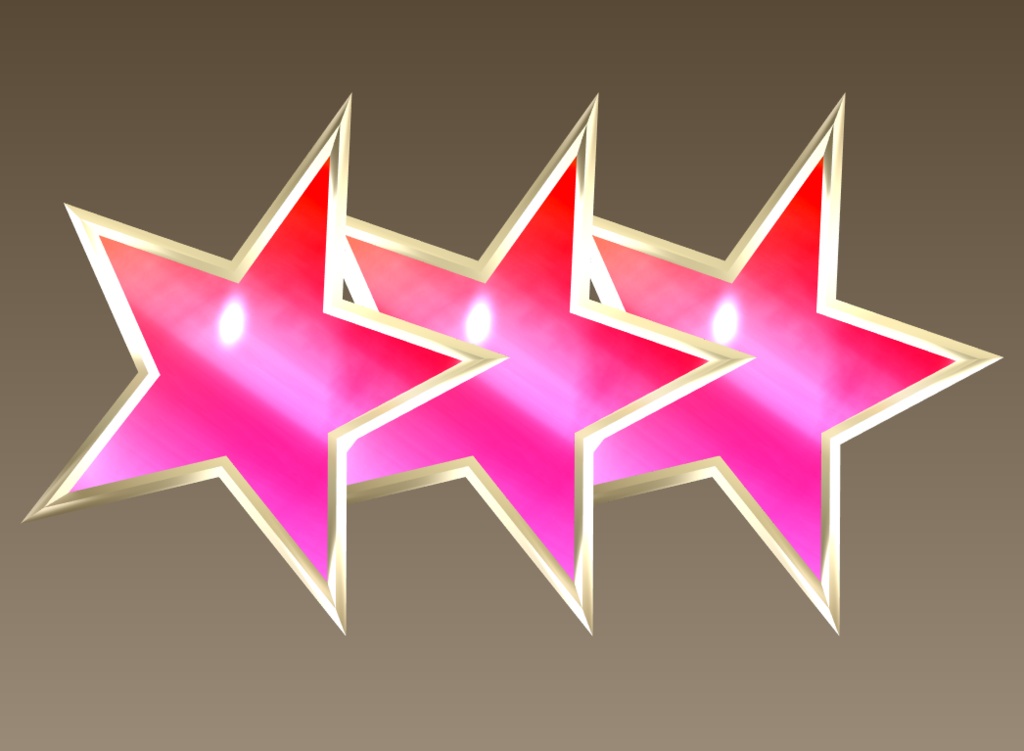 #099-星バレッタ飾り【fbx,obj】