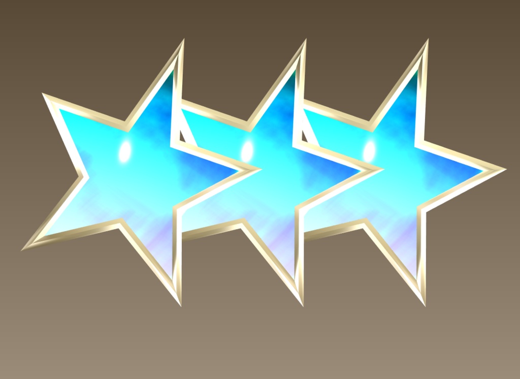 #099-星バレッタ飾り【fbx,obj】