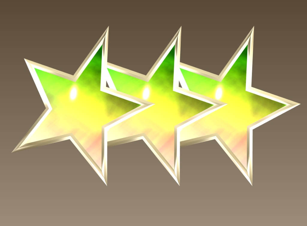 #099-星バレッタ飾り【fbx,obj】