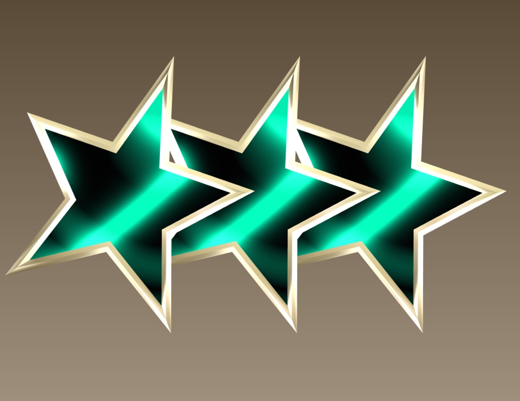 #099-星バレッタ飾り【fbx,obj】